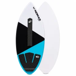 Prancha de Skimboard Profissional Nomar Surf 1,32m em Fibra de Vidro - Tricolor ou Verde