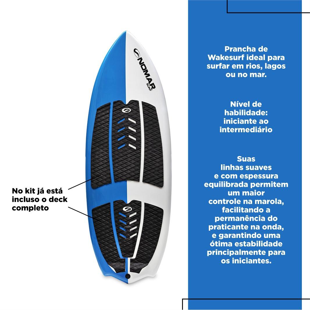 Prancha Wakesurf Bat Tail 5'0 Nomar Surf - NOMAR Surf