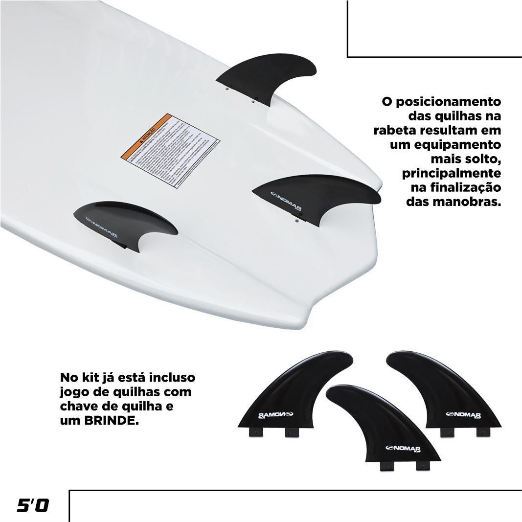 Prancha Wakesurf Bat Tail 5'0 Nomar Surf - NOMAR Surf