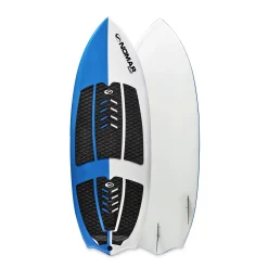 Prancha de Wakesurf Nomar Surf 5'0 Bat Tail em Fibra de Vidro - Azul