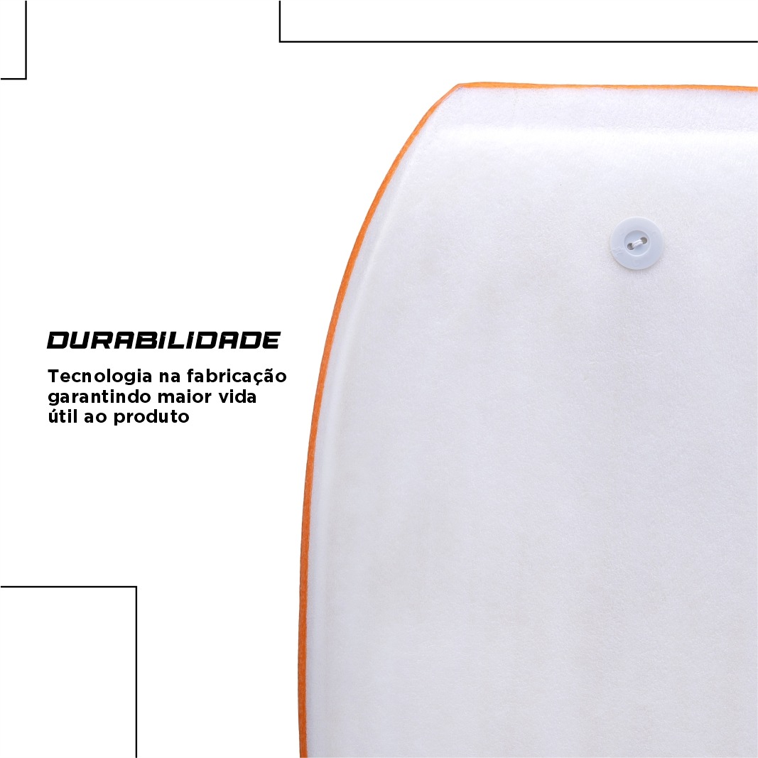Prancha Surf Bodyboard Grande Master Corta Onda Com Leash - Imagem 8