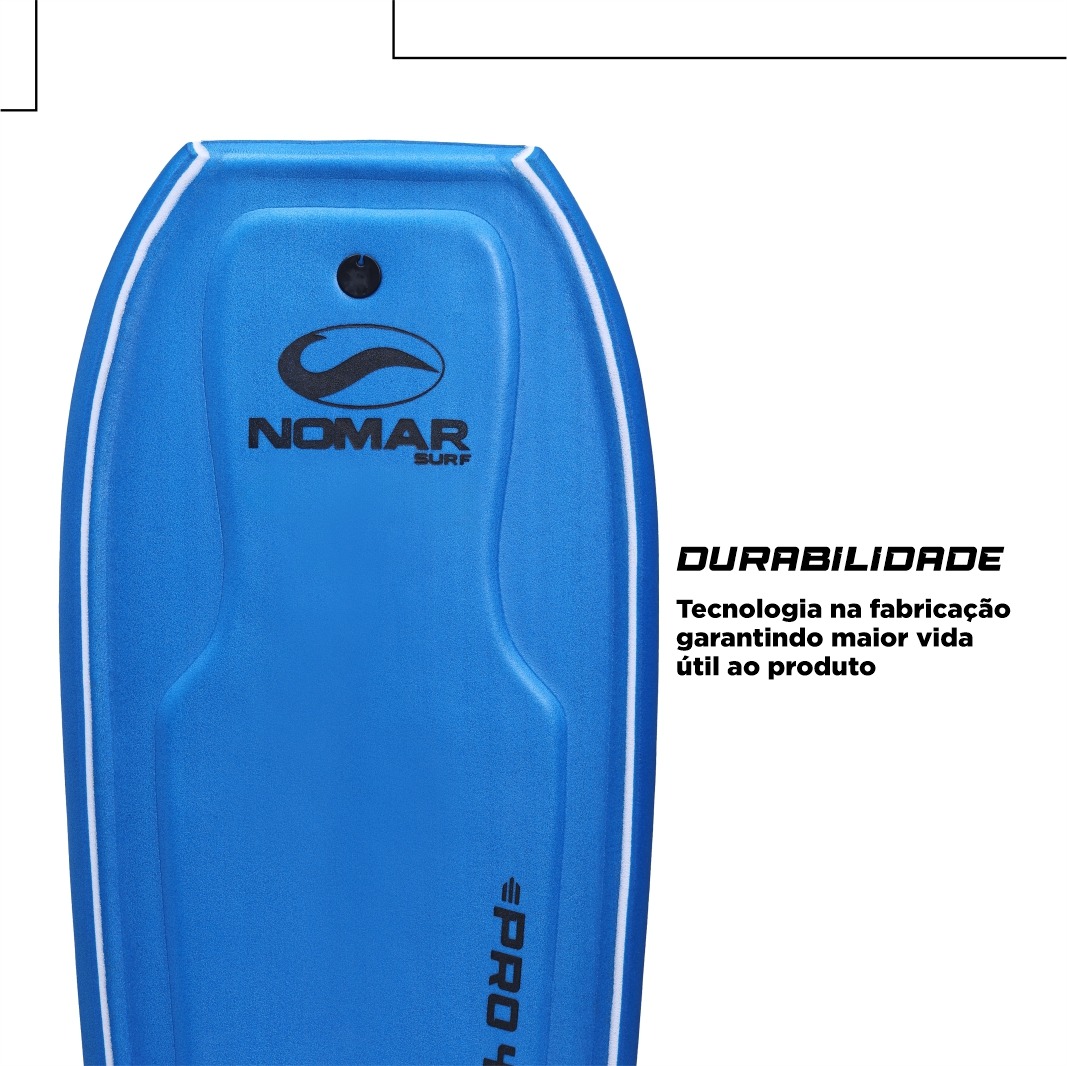 Prancha Bodyboard Extremebat Pro 38.5 com Leash - Imagem 3