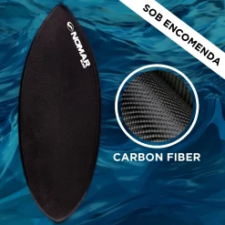 Prancha Skimboard Profissional Modelo 1,32 Carbono Sob Encomenda RESINA EPÓXI