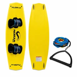 Kit Prancha Wakeboard Nomar Flow 139 Iniciante Com Pads e Cabo Manete 22m