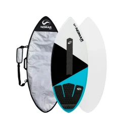 Kit Prancha Skimboard Profissional Modelo 1,32 com Capa Refletiva