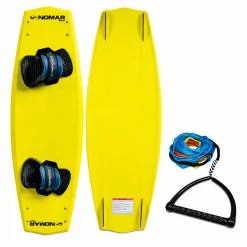 Kit Prancha Wakeboard Nomar Flow 139 Iniciante Com Pads e Cabo Manete 22m