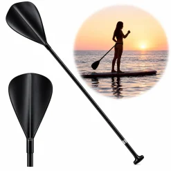Remo para Prancha Stand Up Paddle Nomar Surf 1,87m em Alumínio - Preto