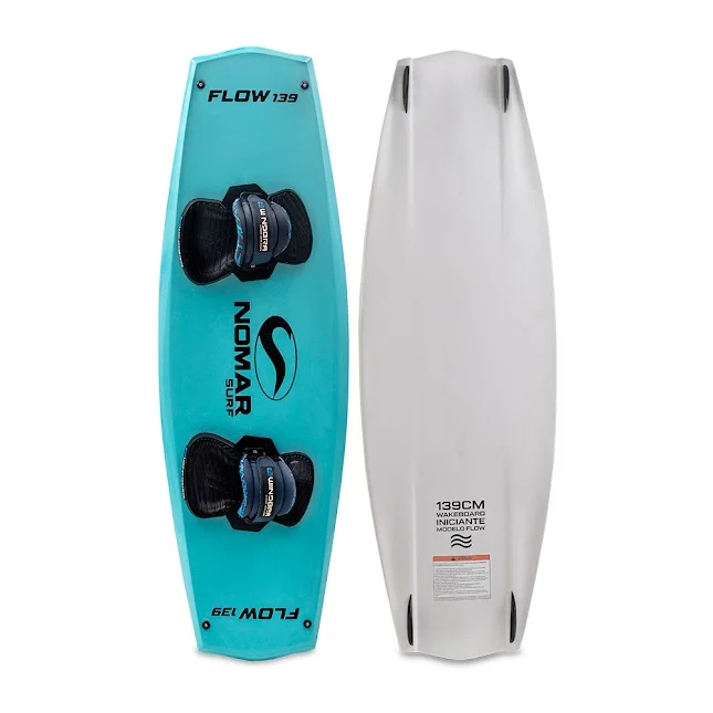 Prancha de Wakeboard Nomar Surf Flow 139cm para Iniciante com Pads - Azul